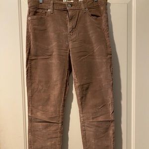 Lucky Brand Ava Skinny corduroy denim pant